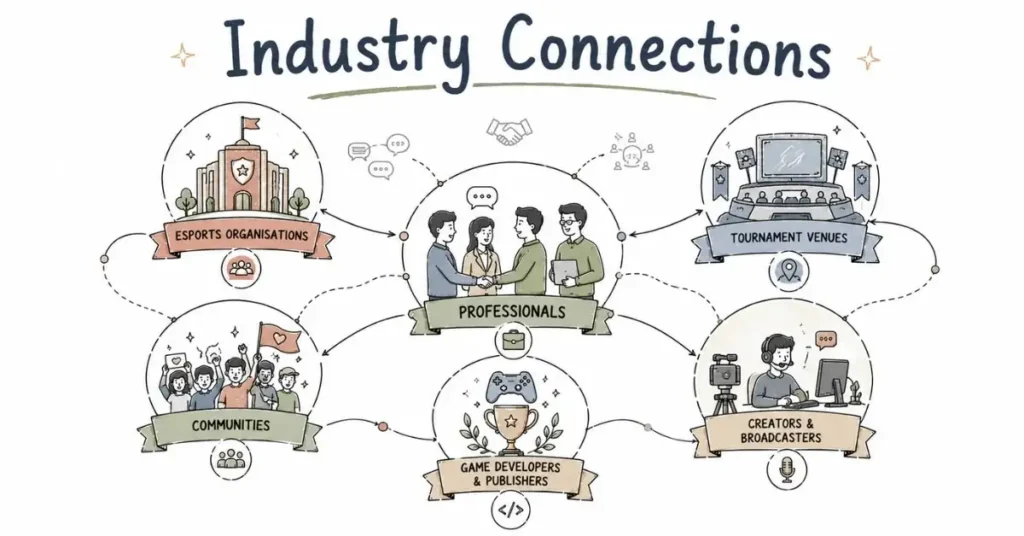 Industry collaboration network. | FLM | FrontlinesEduTech