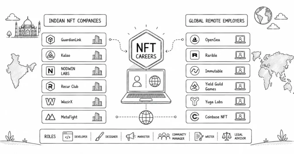NFT jobs India companies