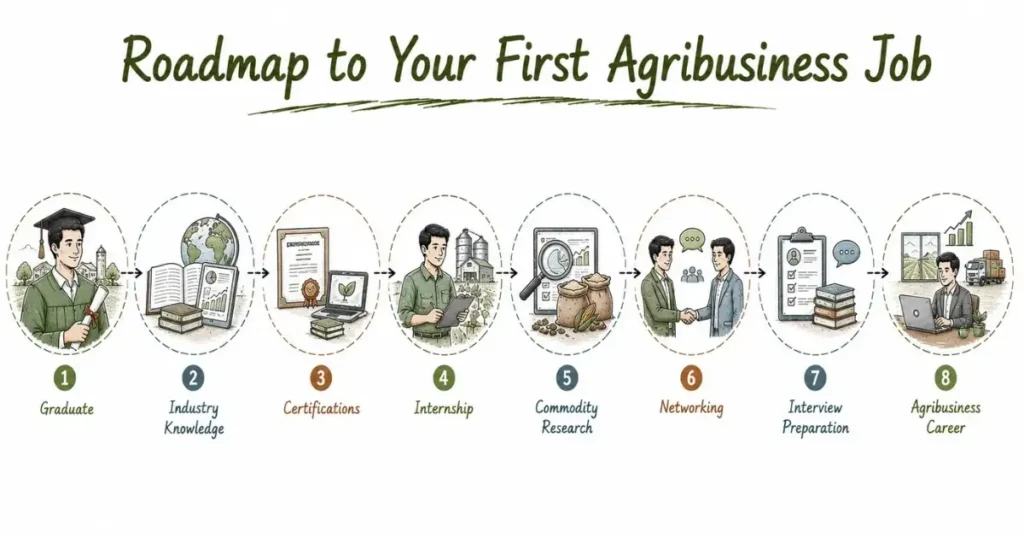 Roadmap to your first agribusiness job in India. | FLM | FrontlinesEduTech |