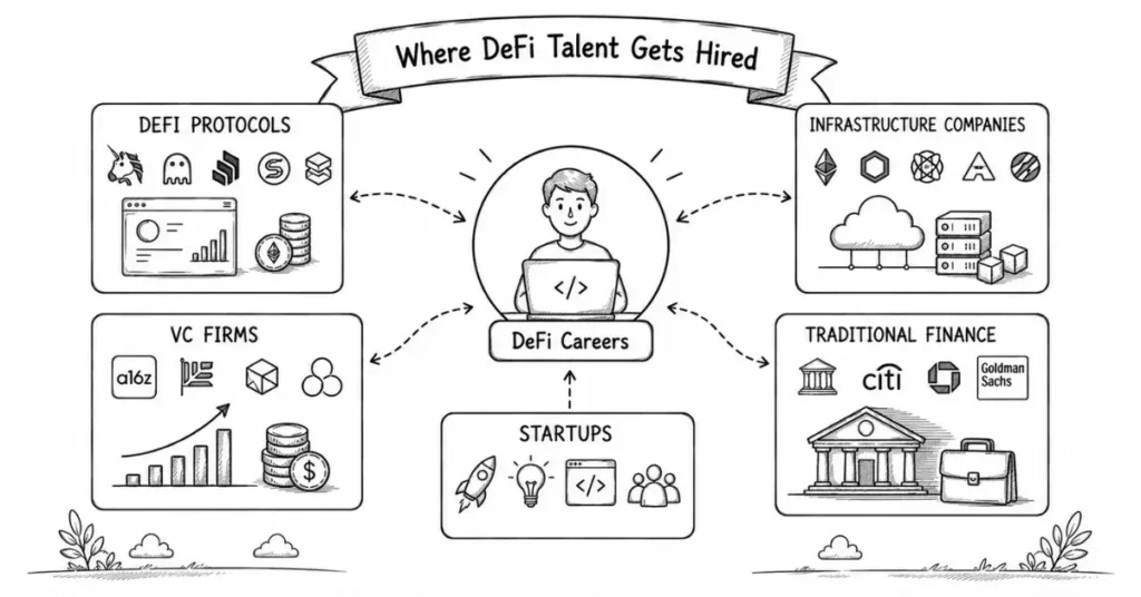 DeFi jobs hiring map