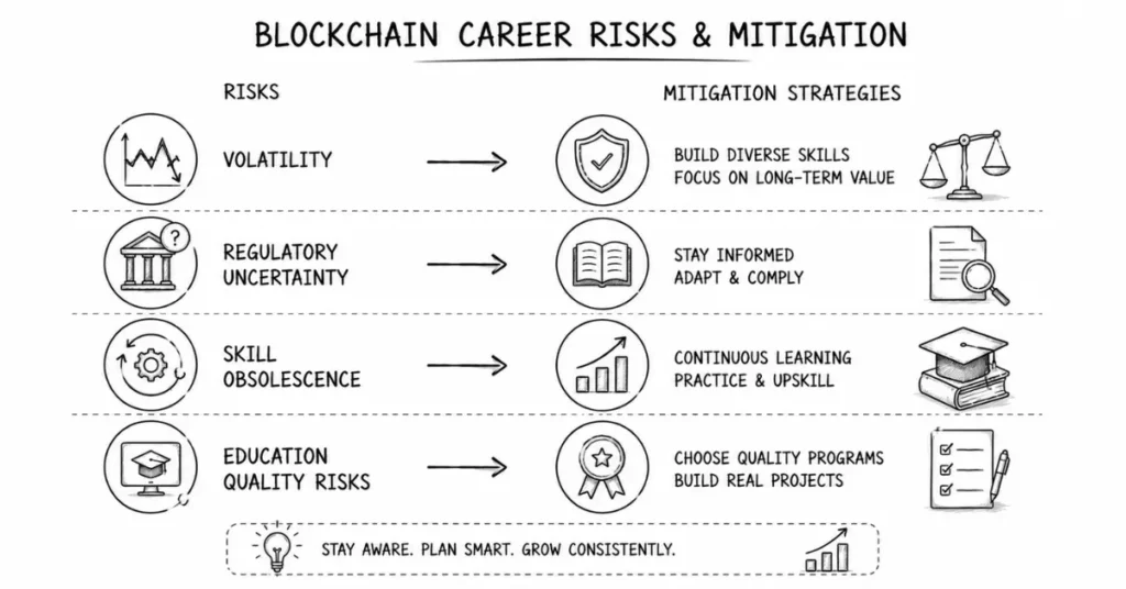 blockchain career risks