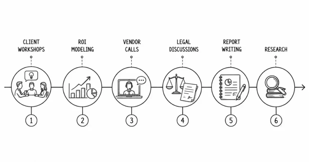 day in the life blockchain consultant