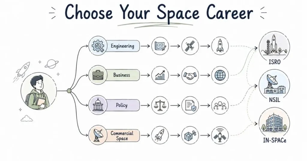 NSIL and IN-SPACe careers roadmap. | FLM | FrontlinesEduTech