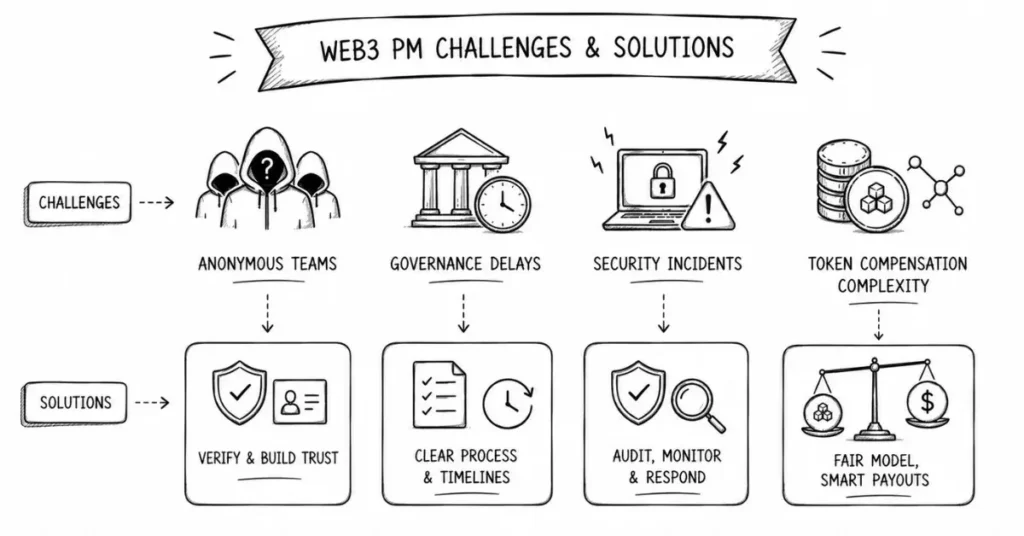 blockchain PM challenges
