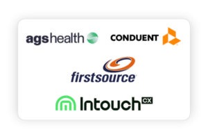 AGS Health, Intouch CX, First Source and Conduent Flm Walk-in Drives