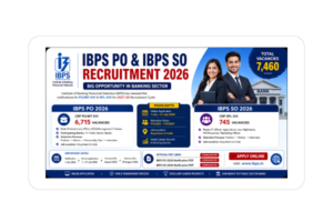 IBPS PO and IBPS SO Flm Govt. jobs
