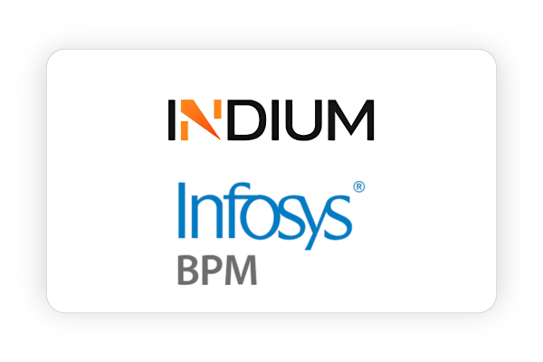 Indium and Infosys BPM flm pro network Walk-in Drives
