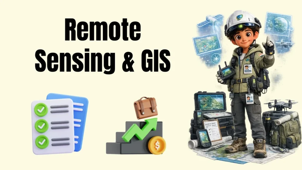 Remote Sensing and GIS career guide. | FLM | FrontlinesEduTech |