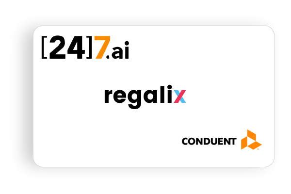 24 7 ai, Regalix and Conduent Flm Walk-in Drives