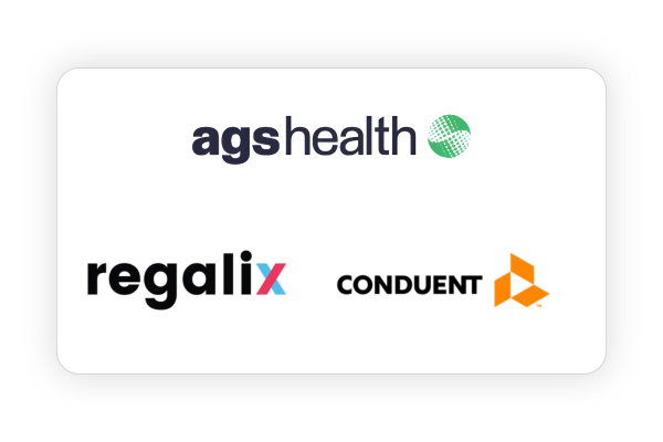 AGS Health, Regalix and Conduent Flm Walk-in Drives
