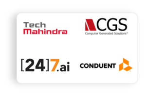 Tech Mahindra, CGS, 24 7 ai and Conduent Flm Walk-in Drives