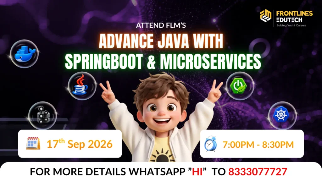 adv java course in telugu | flm | frontlines edutech