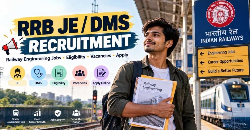 RRB JE & DMS Recruitment 2026