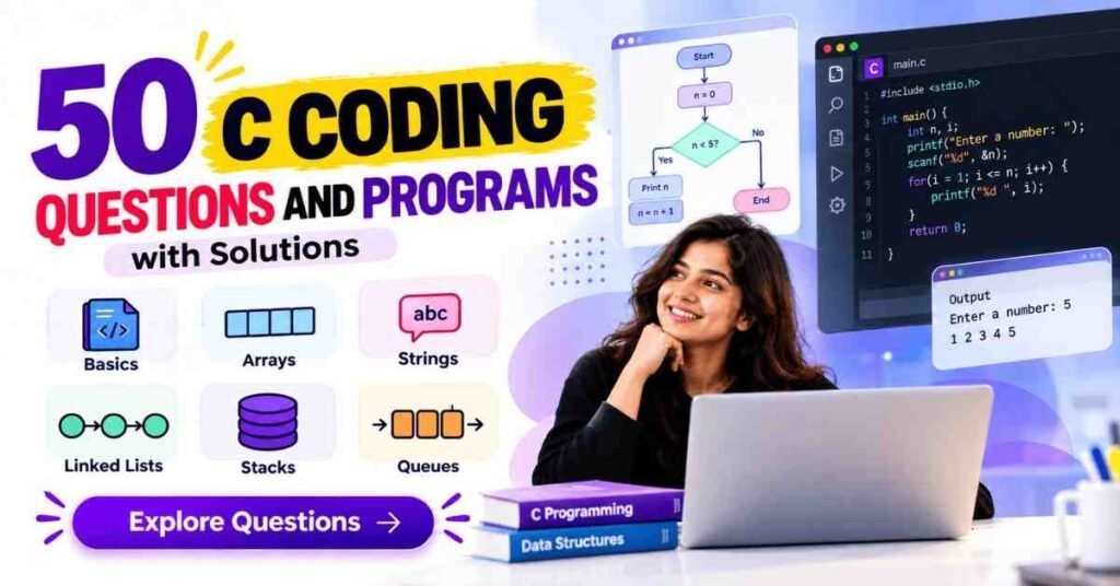 50 C Coding Q&A | frontlinesedutech | FLM