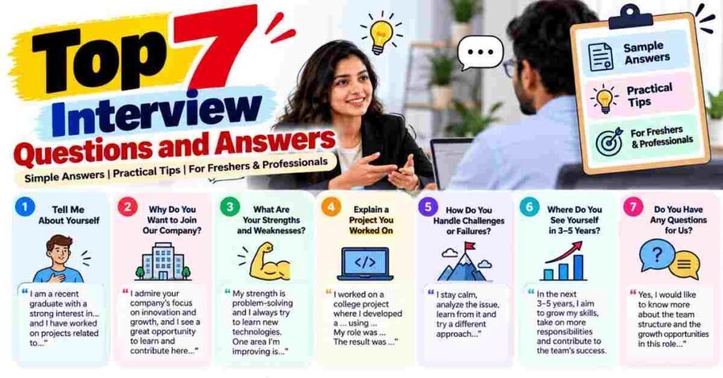 Top 7 Interview Q&D | Frontlinesedutech | FLM