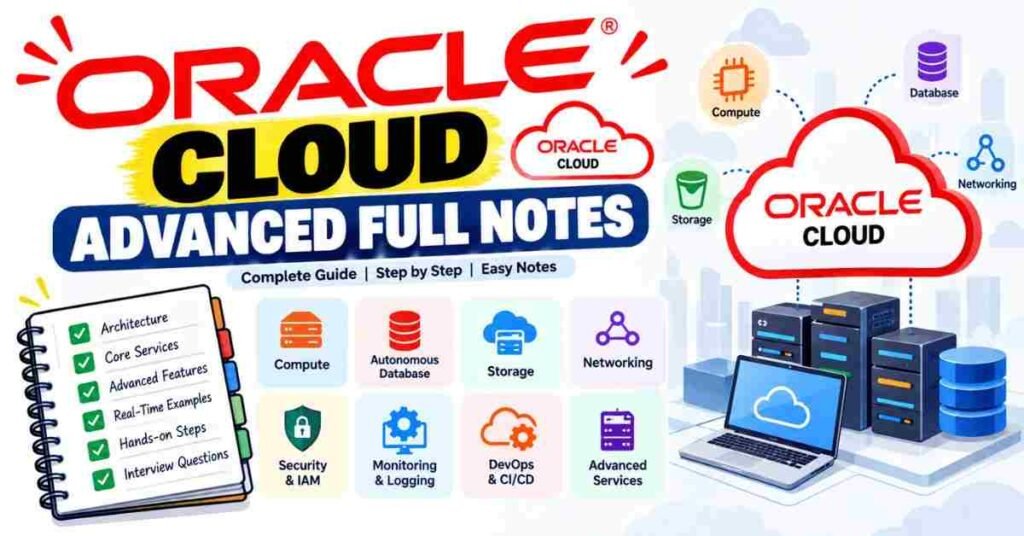 Oracle Cloud Advanced Full Notes | Frontlinesedutech | FLM
