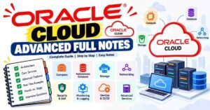 Oracle Cloud Advanced Full Notes | Frontlinesedutech | FLM