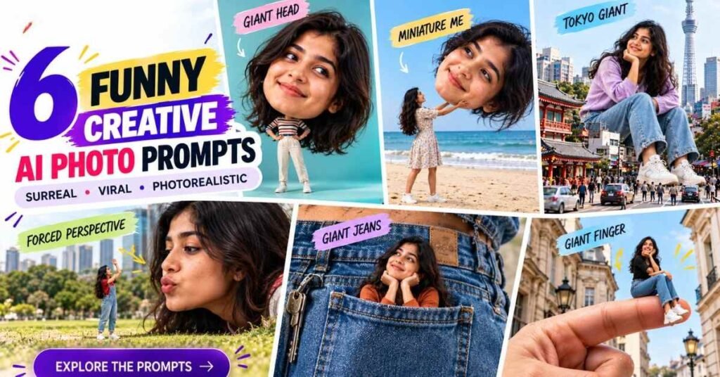 6 Funny Creative AI Photo Prompts