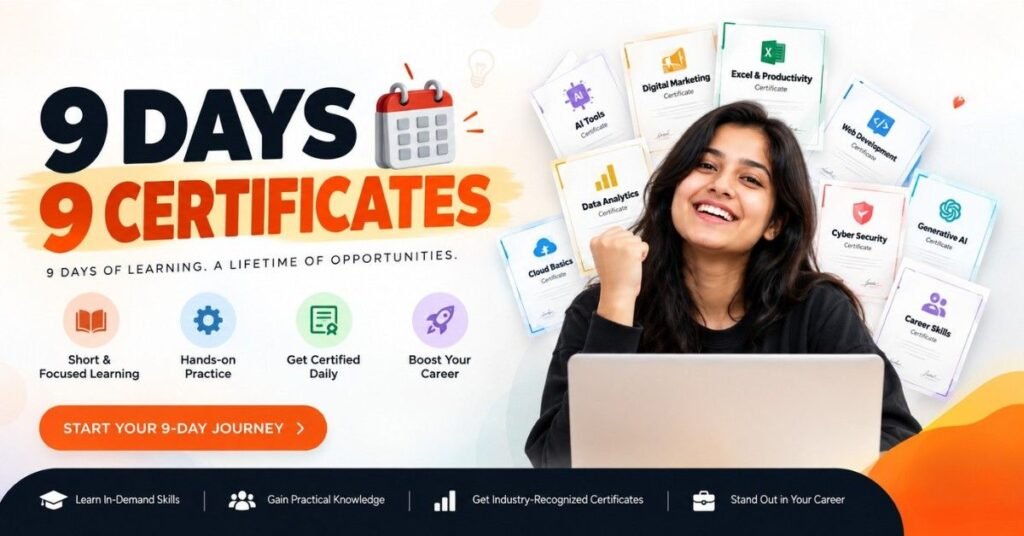9 days 9 Certifications