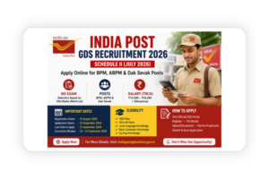 India Post GDS Recruitment 2026 – Apply for BPM, ABPM & Dak Sevak Posts