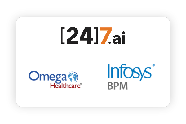 24 7 ai, Omega Health Care and Infosys BPM Flm Walk-in Drives