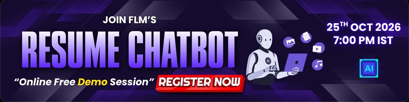 Resume chatbot free demo in Telugu | Frontlinesedutech |FLM