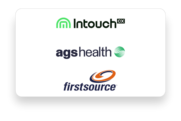 Intouch CX, AGS Health and First Source Flm Walk-in Drives