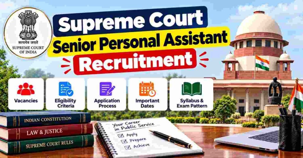 Supreme Court Senior Personal Assistant Recruitment