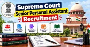 Supreme Court Senior Personal Assistant Recruitment